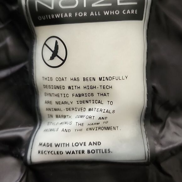 Noize Cruelty Free Outerwear Felicia Black with Ivory - Picture 6 of 7